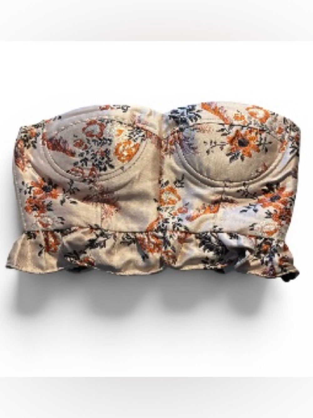 Endless Rose Strapless Floral Bustier NWT
